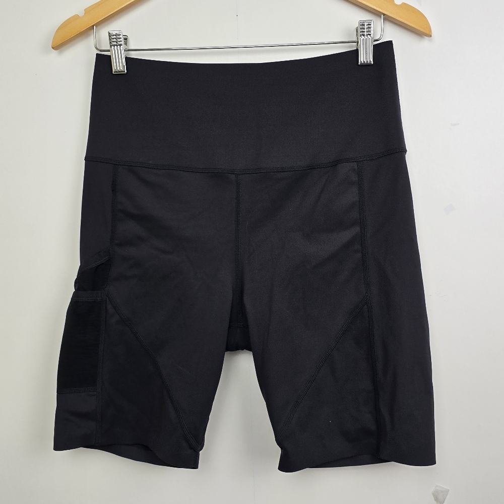 Knix Women’s Black Leakproof Stash & Go Bike Workout Gym Shorts - Picture 1 of 6